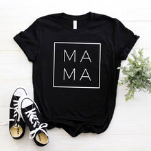 Load image into Gallery viewer, Mama Square Women tshirt Cotton Casual Funny t shirt Gift For Lady Yong Girl Top Tee 6 Color Drop Ship S-807