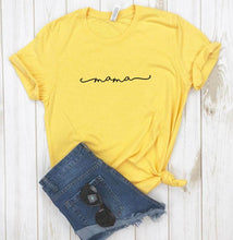 Load image into Gallery viewer, MAMA Letters Print Women tshirt Cotton Casual Funny t shirt Gift 90s Lady Yong Girl Drop Ship S-908