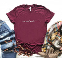 Load image into Gallery viewer, MAMA Letters Print Women tshirt Cotton Casual Funny t shirt Gift 90s Lady Yong Girl Drop Ship S-908