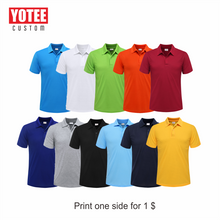 Load image into Gallery viewer, YOTEE 2019 summer cheap casual short-sleeved polo suit personal company group LOGO custom POLO shirt cotton men and women custom