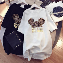 Load image into Gallery viewer, Ins Hot Short Sleeve Women Mid Length 2019 Loose T Shirt Summer Print Cartoon Graphic T Shirts Aesthetic Harajuku